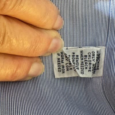 Polo Ralph Lauren Shirt Mens 17 32/33 Blue Stripe Regent Custom Fit Button Down - Thumbnail 14