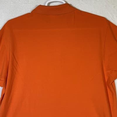 Lacoste Polo Shirt Mens 3XL Orange Pique Short Sleeve Crocodile Logo Cotton - Thumbnail 10