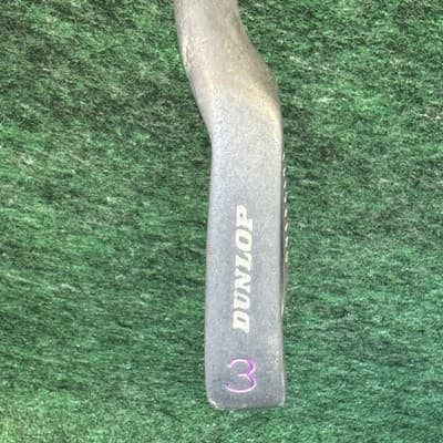 Dunlop Talon II Oversized 3 Iron Mens RH Steel Shaft Stainless Silver Golf Club - Thumbnail 3