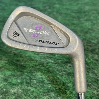 Dunlop Talon II Oversized 3 Iron Mens RH Steel Shaft Stainless Silver Golf Club - Image 1