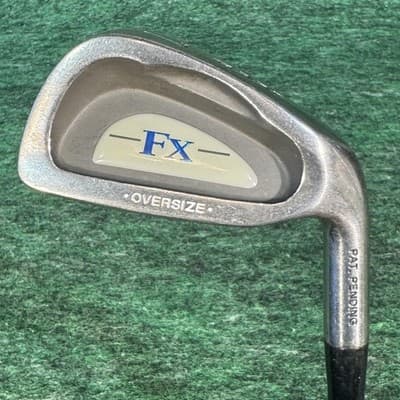 RAM FX Oversize 7 Iron Mens RH Graphite Shaft Stainless Silver Golf Club - Image 1