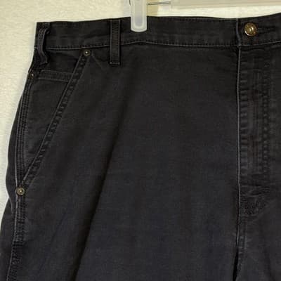 Dickies Pants Mens 42x30 Black FLEX Tough Max Carpenter Work Regular Fit Utility - Thumbnail 5