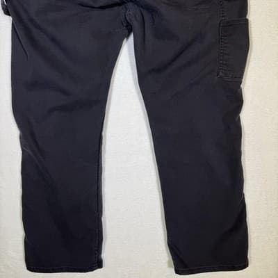 Dickies Pants Mens 42x30 Black FLEX Tough Max Carpenter Work Regular Fit Utility - Thumbnail 8