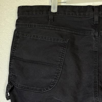 Dickies Pants Mens 42x30 Black FLEX Tough Max Carpenter Work Regular Fit Utility - Thumbnail 10