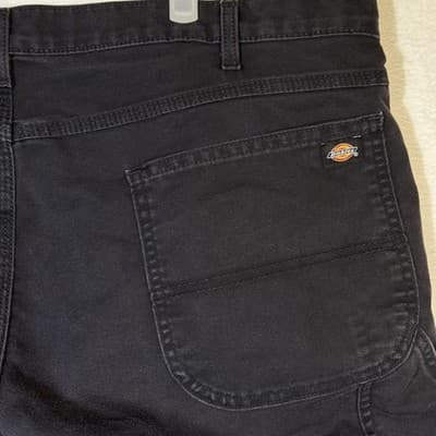 Dickies Pants Mens 42x30 Black FLEX Tough Max Carpenter Work Regular Fit Utility - Thumbnail 11