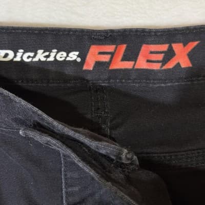 Dickies Pants Mens 42x30 Black FLEX Tough Max Carpenter Work Regular Fit Utility - Thumbnail 13