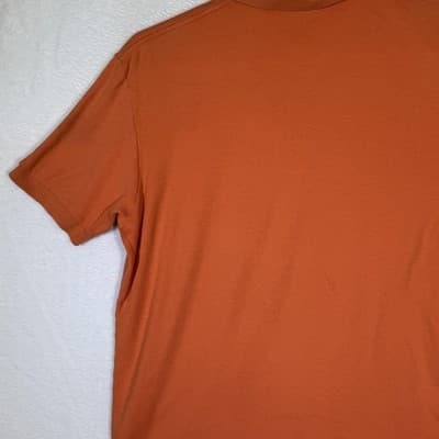 Polo Ralph Lauren Polo Shirt Mens Large Orange Blue Pony Logo Short Sleeve Golf - Thumbnail 10