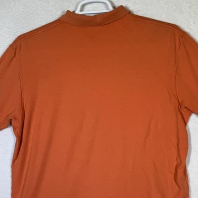 Polo Ralph Lauren Polo Shirt Mens Large Orange Blue Pony Logo Short Sleeve Golf - Thumbnail 11