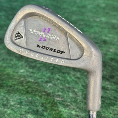 Dunlop Talon II Oversized 5 Iron Women's RH Steel Shaft Stainless Silver - Image 1