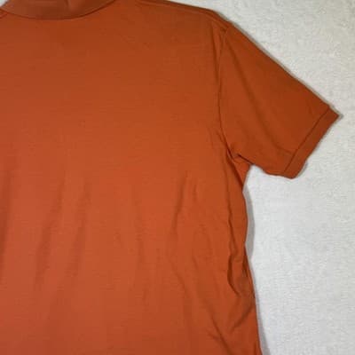 Polo Ralph Lauren Polo Shirt Mens Large Orange Blue Pony Logo Short Sleeve Golf - Thumbnail 12