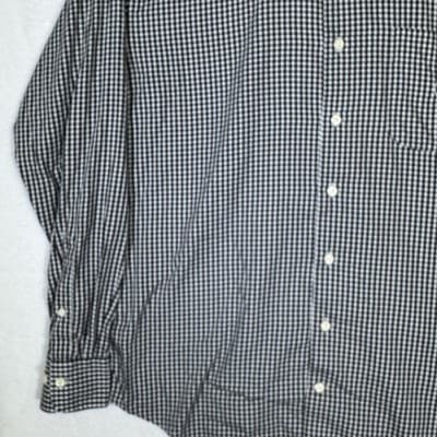 Peter Millar Shirt Mens Large Black Gingham Button Down Jack Daniel's Old No 7 - Thumbnail 3