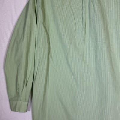 Ralph Lauren Shirt Mens Large Green Blake Gingham Button Down Long Sleeve Cotton - Thumbnail 10