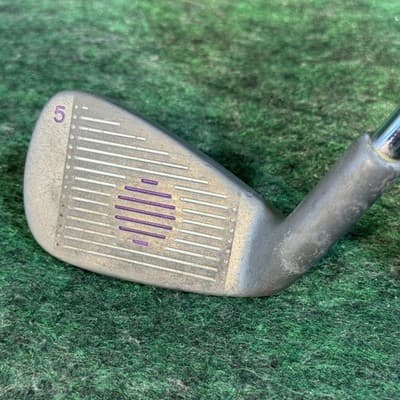 Dunlop Talon II Oversized 5 Iron Women's RH Steel Shaft Stainless Silver - Thumbnail 2