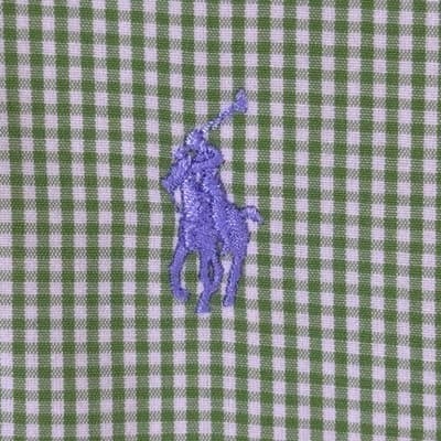 Ralph Lauren Shirt Mens Large Green Blake Gingham Button Down Long Sleeve Cotton - Thumbnail 7