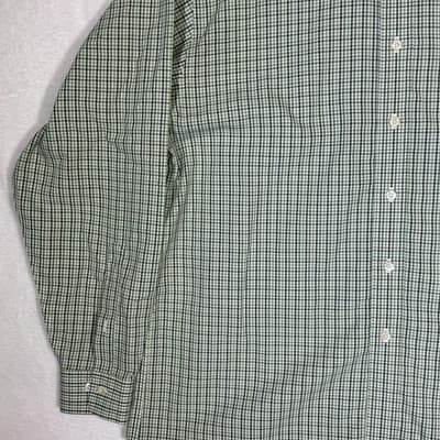 Brooks Brothers Shirt Mens Large Check 346 Non-Iron Button Down Long Sleeve - Thumbnail 3