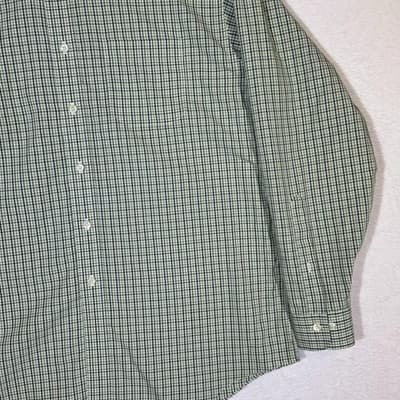 Brooks Brothers Shirt Mens Large Check 346 Non-Iron Button Down Long Sleeve - Thumbnail 5