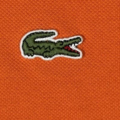 Lacoste Polo Shirt Mens 3XL Orange Pique Short Sleeve Crocodile Logo Cotton - Thumbnail 7