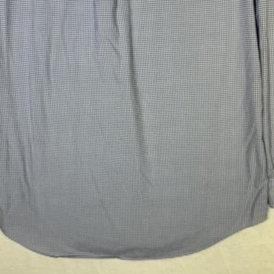 Ralph Lauren Shirt Mens XL Blue White Gingham Button Down Long Sleeve Stretch - Thumbnail 14