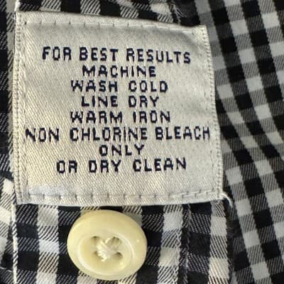 Peter Millar Shirt Mens Large Black Gingham Button Down Jack Daniel's Old No 7 - Thumbnail 14