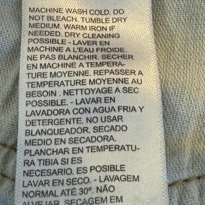 Levis 505 Jeans Mens 36x32 Blue Medium Wash Denim Baggy Fit Whiskered Good - Thumbnail 7