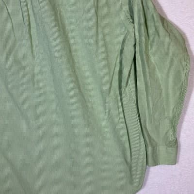 Ralph Lauren Shirt Mens Large Green Blake Gingham Button Down Long Sleeve Cotton - Thumbnail 12