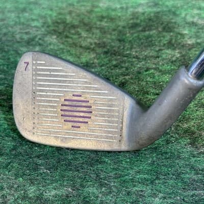 Dunlop Talon II Oversized 7 Iron Womens RH Steel Shaft Silver Golf Club - Thumbnail 2