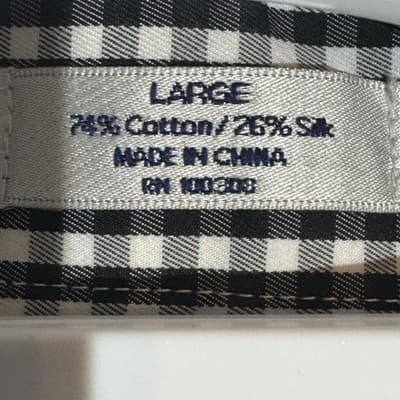 Peter Millar Shirt Mens Large Black Gingham Button Down Jack Daniel's Old No 7 - Thumbnail 8