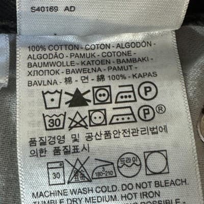 Levis 550 Jeans Mens 36x34 Black Relaxed Tapered Leg Denim Pants 100% Cotton - Thumbnail 6