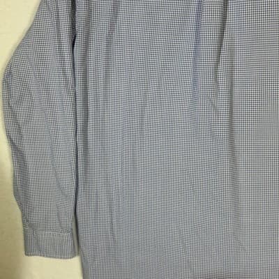 Ralph Lauren Shirt Mens XL Blue White Gingham Button Down Long Sleeve Stretch - Thumbnail 11