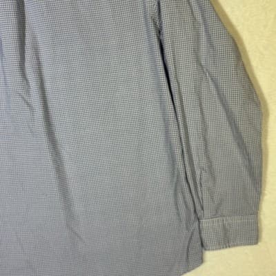 Ralph Lauren Shirt Mens XL Blue White Gingham Button Down Long Sleeve Stretch - Thumbnail 13