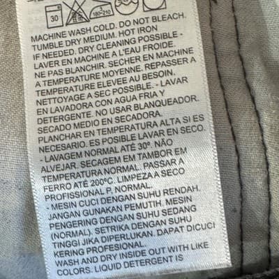 Levis 550 Jeans Mens 36x34 Black Relaxed Tapered Leg Denim Pants 100% Cotton - Thumbnail 7