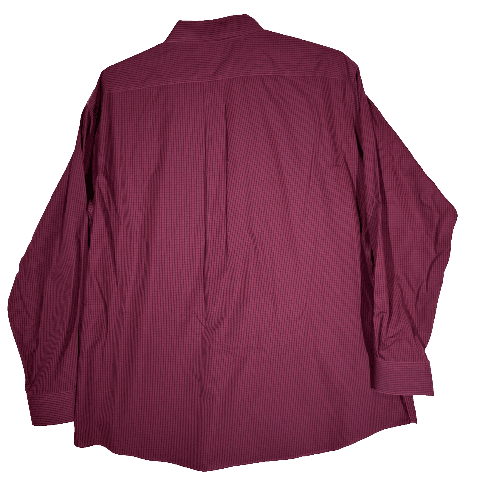 Roundtree & Yorke Gold Label Shirt Mens 2XL Red Check Button Down Non Iron - Thumbnail 2