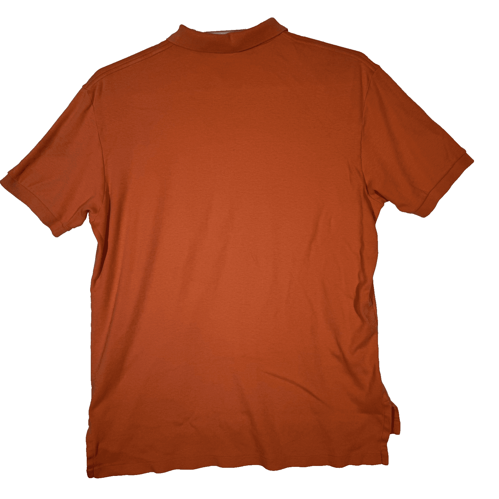 Polo Ralph Lauren Polo Shirt Mens Large Orange Blue Pony Logo Short Sleeve Golf - Thumbnail 2