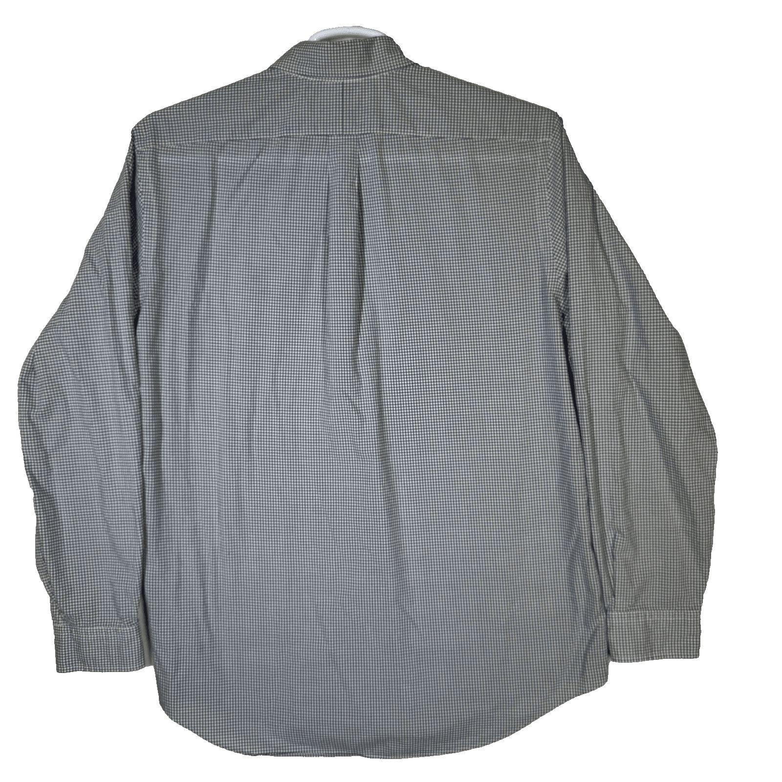 Ralph Lauren Shirt Mens XL Blue White Gingham Button Down Long Sleeve Stretch - Thumbnail 2