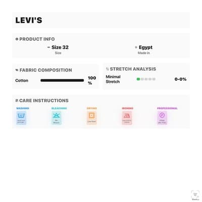 Levi's 501 Denim Cutoff Shorts Mens Size 32 Button Fly Blue Cotton Jeans - Thumbnail 13