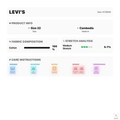 Levis 501 Premium Shorts Mens 32 Blue Distressed Cutoff Raw Hem Denim Button Fly - Thumbnail 11