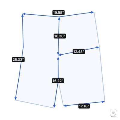 Dickies Shorts Mens 36 Black Chino Flat Front Workwear Pockets 11 Inseam Casual - Thumbnail 3