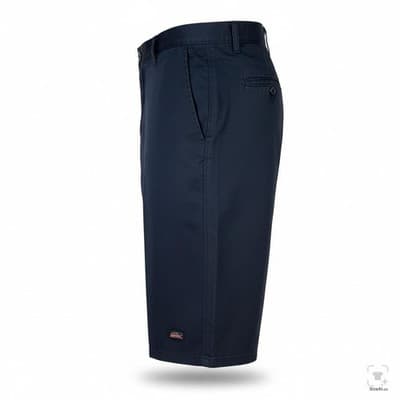 Dickies Shorts Mens 36 Black Chino Flat Front Workwear Pockets 11 Inseam Casual - Thumbnail 5