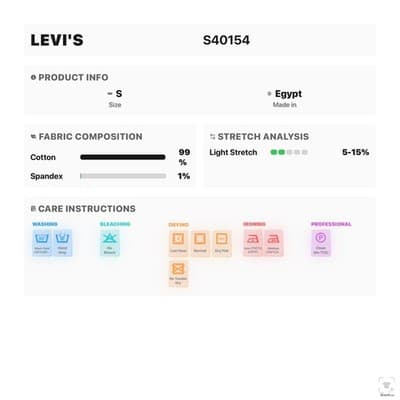 Levis 511 Shorts Mens 31 Blue Light Wash Slim Fit Denim Bermuda Stretch - Thumbnail 8