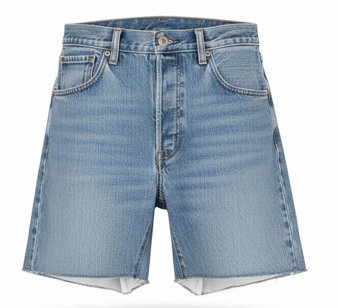 Levi's 501 Denim Cutoff Shorts Mens Size 32 Button Fly Blue Cotton Jeans - Image 1