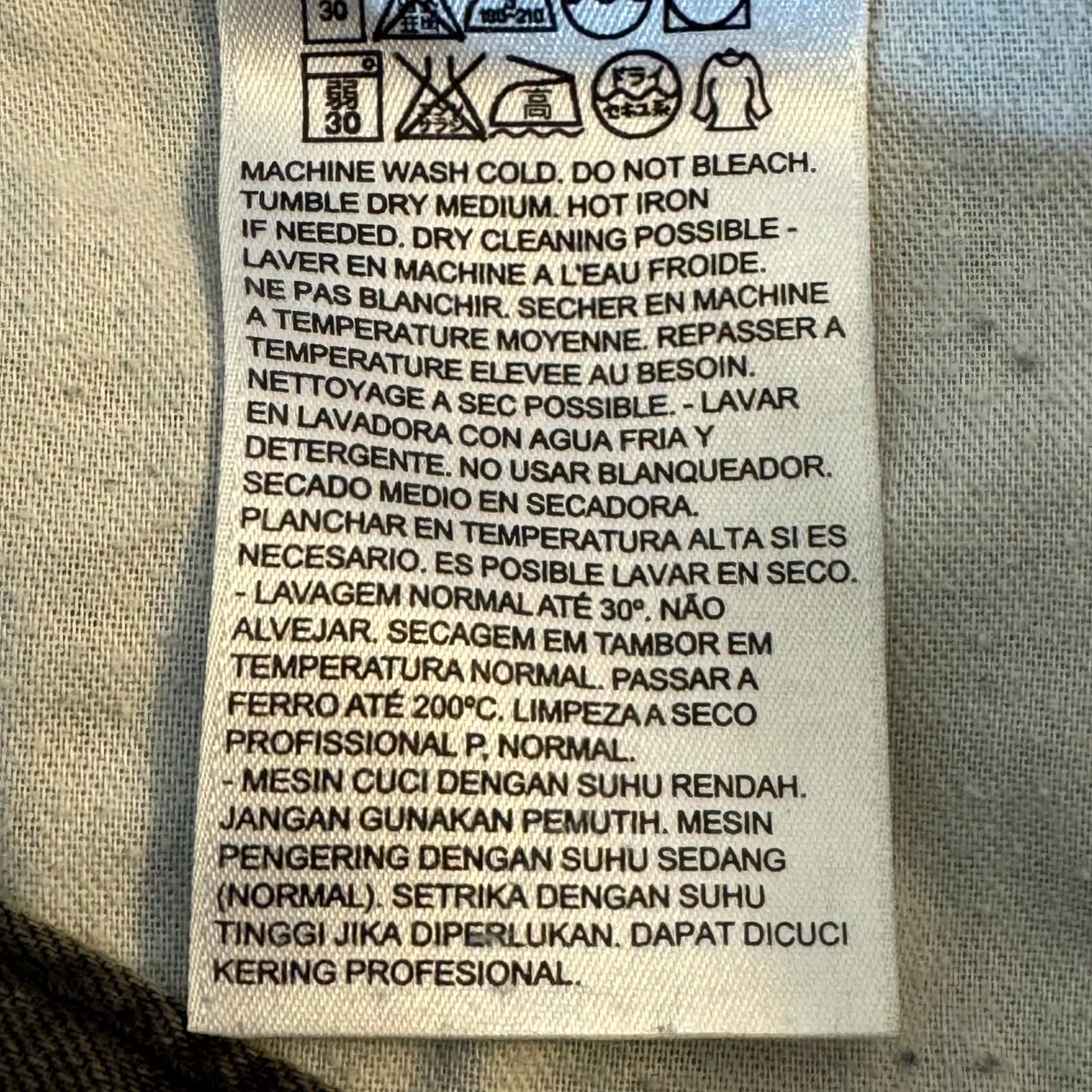 Levi’s 505 Men Jeans 36x32 Gray Denim Regular Fit Straight Leg Zip Fly - Thumbnail 9