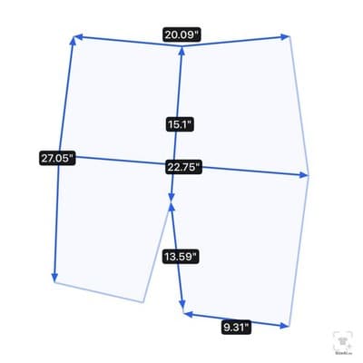 Levis 550 Denim Shorts Mens 42 Blue Bermuda Relaxed Cutoff Raw Hem 5-Pocket - Thumbnail 7