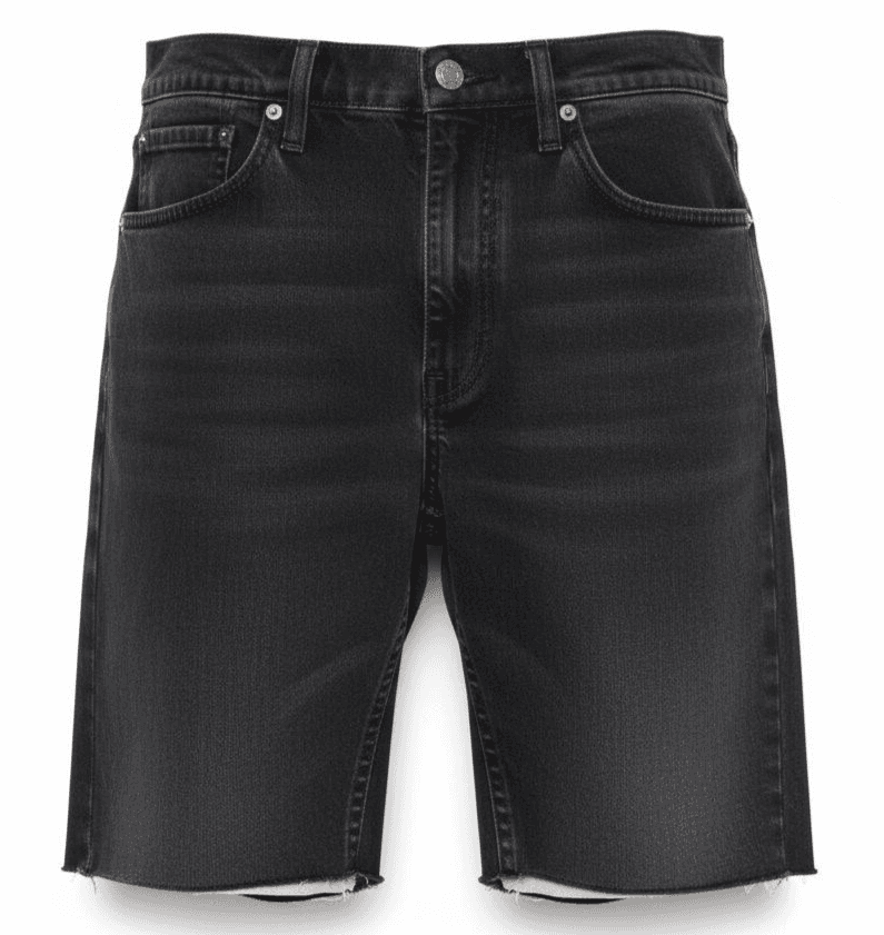 Levis 512 Shorts Mens 34 Gray Charcoal Denim Slim Bermuda 10 Inseam Stretch - Image 1