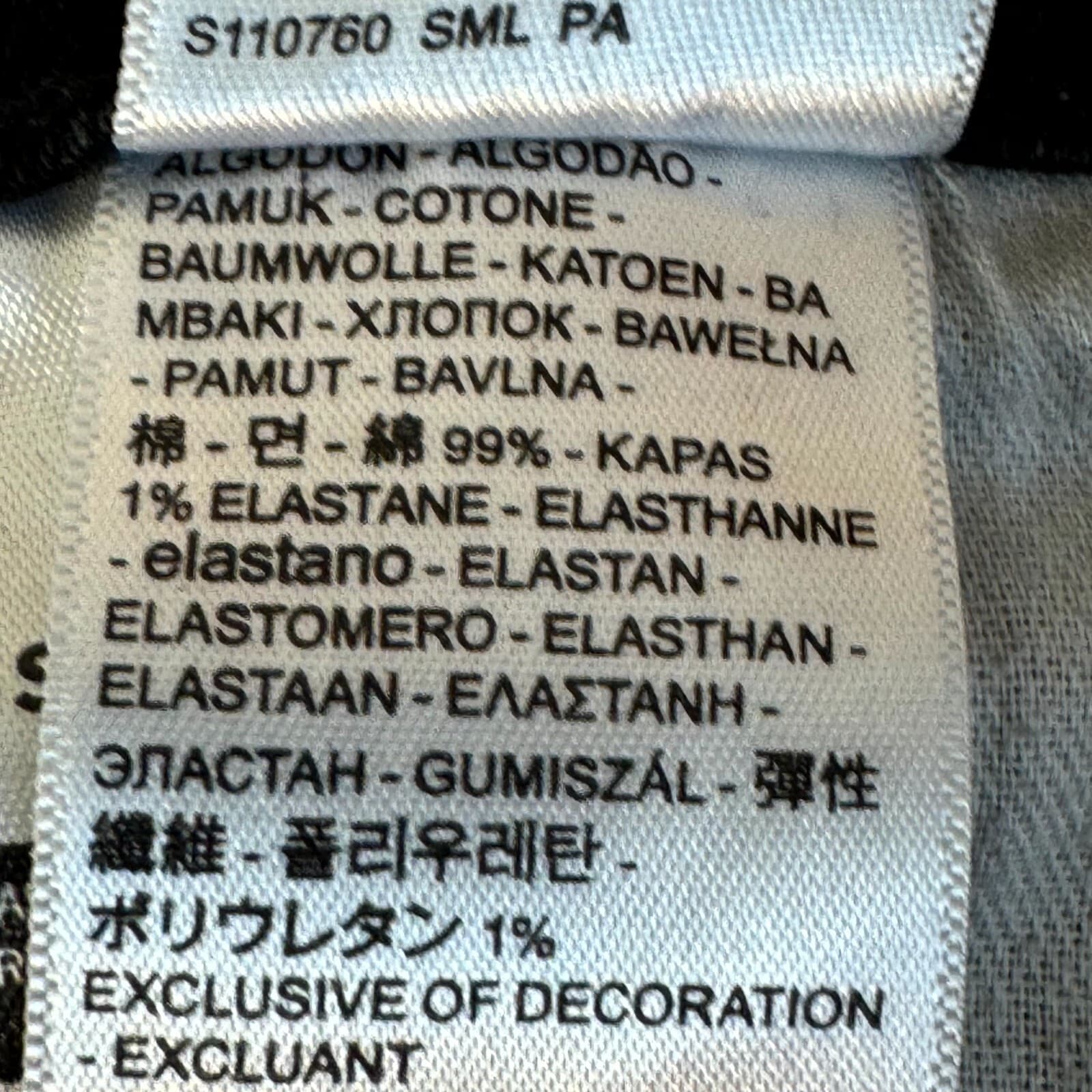 Levi's 505 Men's Jeans 34x32 Black Denim Dark Wash Regular Fit Zip Fly - Thumbnail 5