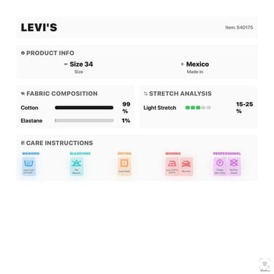 Levis 512 Shorts Mens 34 Gray Charcoal Denim Slim Bermuda 10 Inseam Stretch - Thumbnail 9