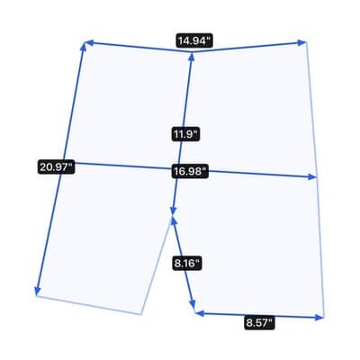 Levi's 502 Regular Taper Denim Jean Shorts Mens 30 Distressed Blue Raw Hem - Thumbnail 13