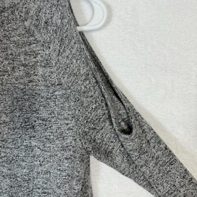 Philosophy Grey Shoulderless Long-Sleeve Pullover Blouse, Size S – Exce W 228 - Thumbnail 6