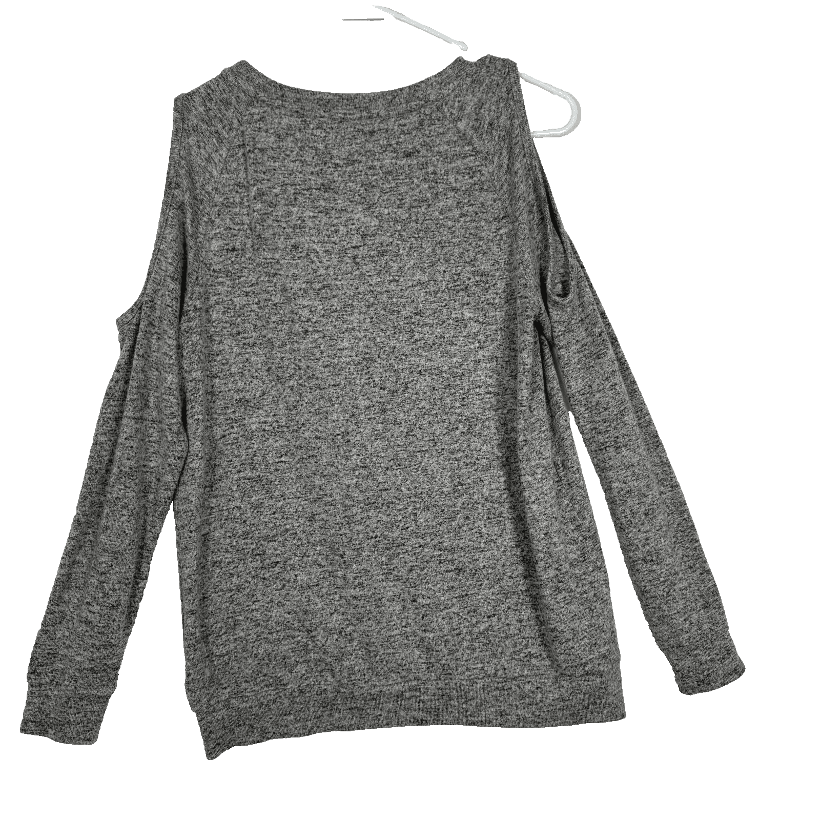Philosophy Grey Shoulderless Long-Sleeve Pullover Blouse, Size S – Exce W 228 - Thumbnail 2