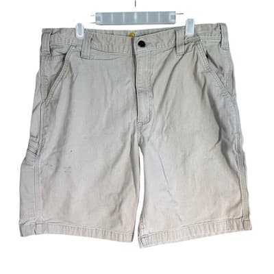 Carhartt Shorts Mens 36 Relaxed Fit Utility Work Carpenter Pockets 102514-232 - Image 1