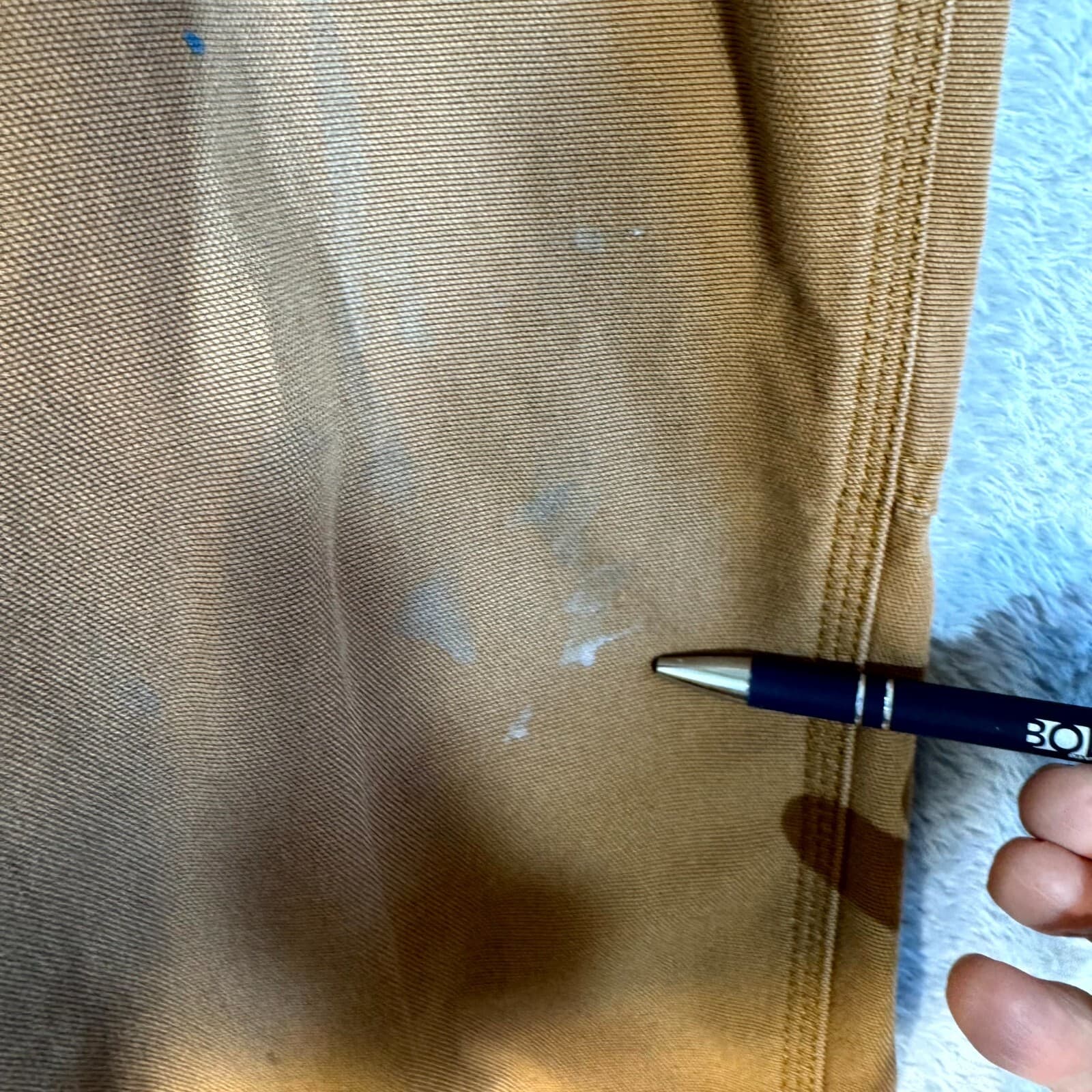 Carhartt Men’s Carpenter Jeans 36x32 Brown Mid-Rise Dungaree Fit Straight - Thumbnail 4